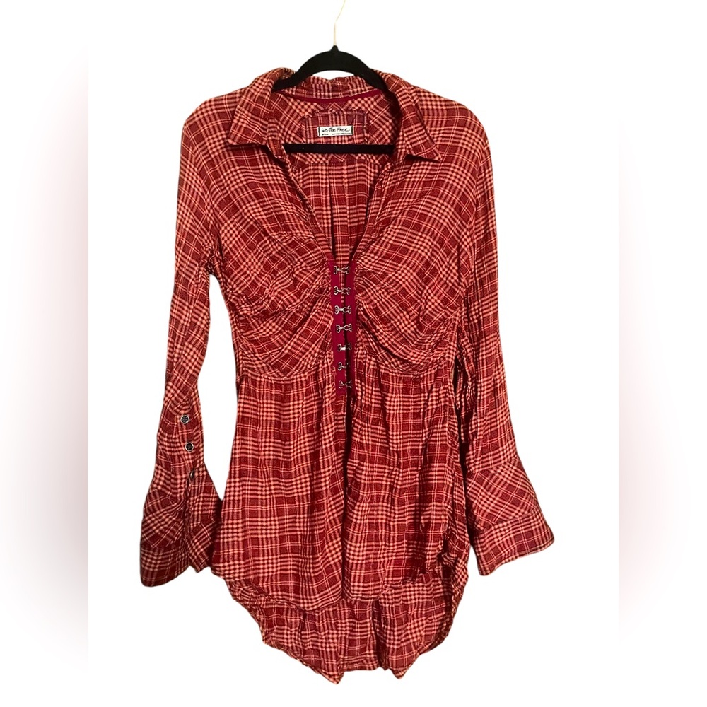 Free People We the Free Catalina Remade Cinched Top Size Medium